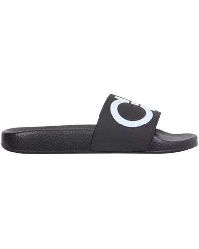 Ferragamo Groovy Sandals - Black