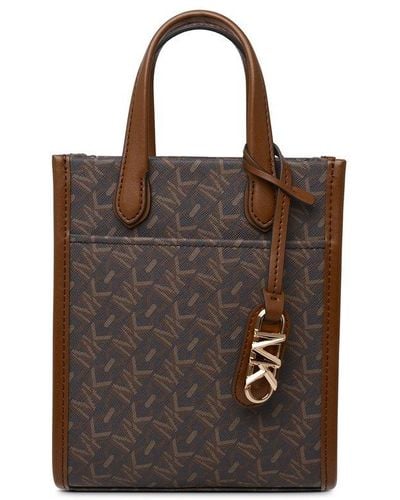 Mk Slater Extra-Small Empire Signature Logo Sling Pack - Brown/luggage - Michael Kors