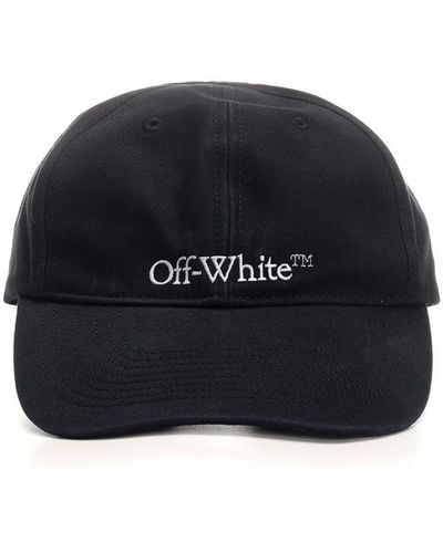 Off-White c/o Virgil Abloh Bookish Embroidered-logo Cap - Blue