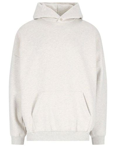 Fear Of God Eternal Buttoned Hoodie - White