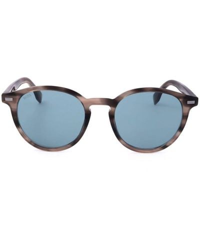 BOSS 1365/s Round Frame Sunglasses - Blue