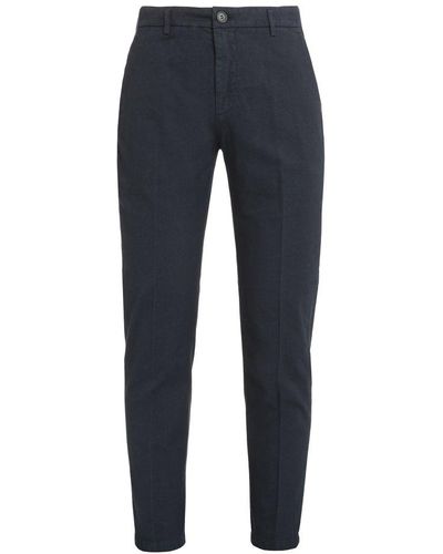Department 5 Stretch Chino Pants - Blue