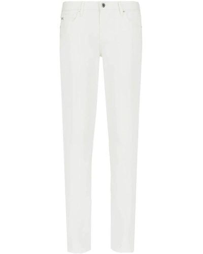 Emporio Armani J06 Slim Fit Jeans - White