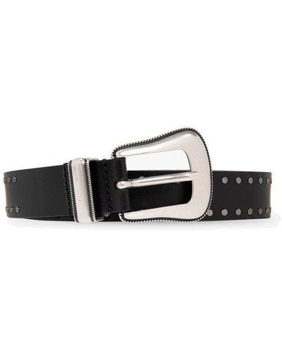 IRO 'dorsy' Leather Belt - Black