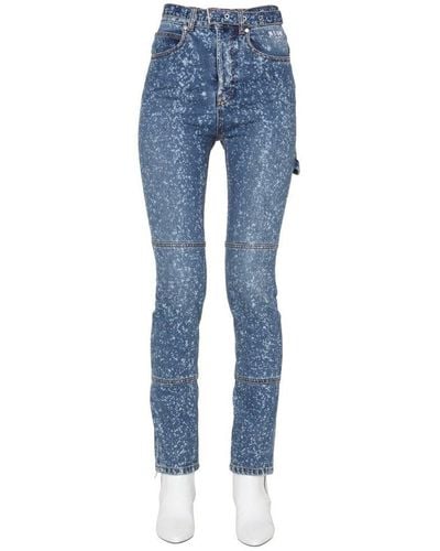 MSGM Skinny Fit Jeans - Blue