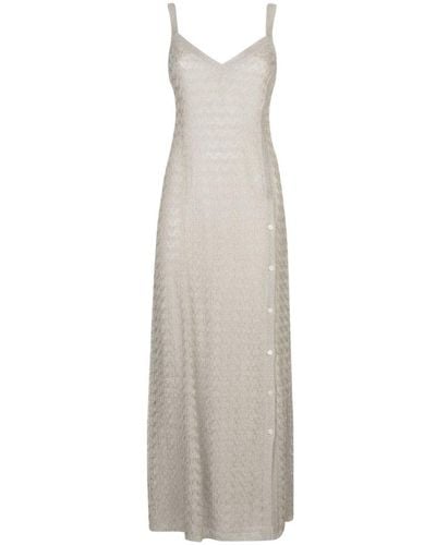 Missoni Long-Length Sleeveless Dress - White