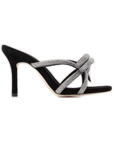 Loeffler Randall Margi Embellished Slip-on Sandals - Black