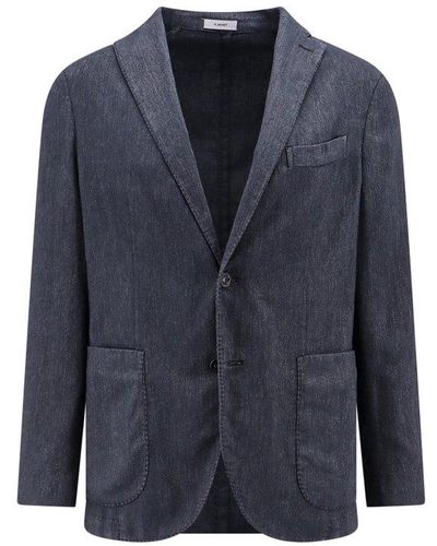 Boglioli K-jacket Straight Hem Blazer - Blue