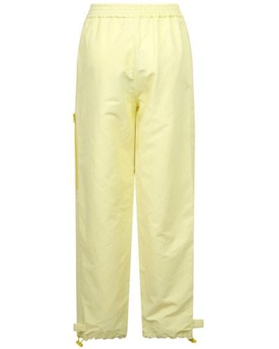 Stella McCartney Straight Leg Drawstring Cuff Sweatpants - Yellow