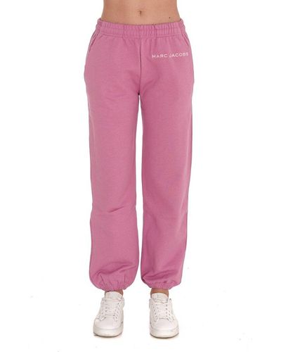 Marc Jacobs Logo Embroidered Sweatpants - Pink