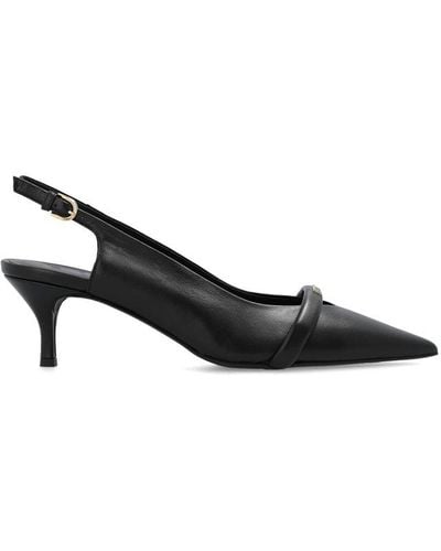 Furla Pointed Toe Slingback Pumps - Black