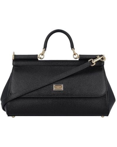 Dolce & Gabbana ‘Sicily’ Shoulder Bag - Black