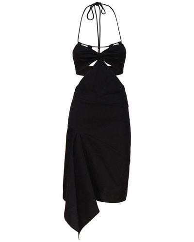 Pinko American Pie Cut-out Sleeveless Dress - Black