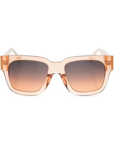 Linda Farrow Sunglasses With Scarf, - Pink