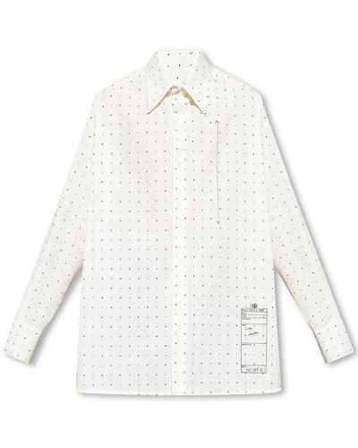 MM6 by Maison Martin Margiela Oversize Shirt, ' - White