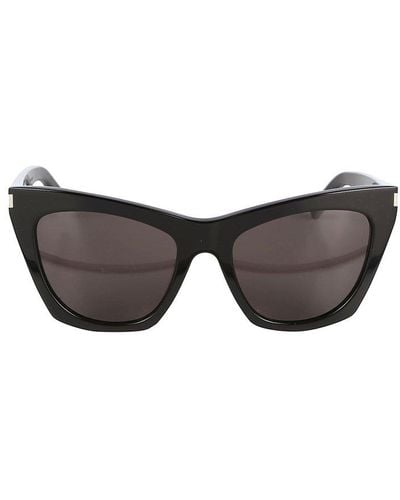 Saint Laurent Kate Cat-eye Sunglasses - Gray