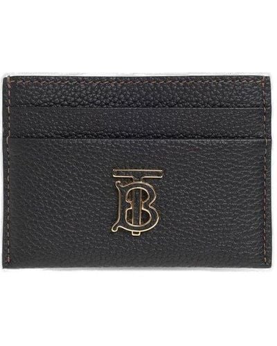 Burberry Brand-plaque Leather Card Holder - Black