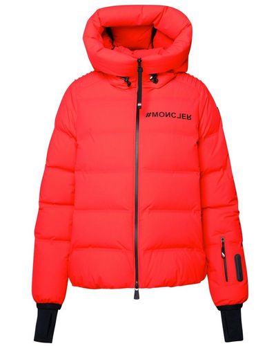 3 MONCLER GRENOBLE Suisses Padded Down Jacket - Red
