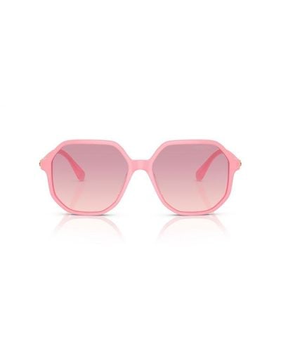 Swarovski Octagon Frame Sunglasses - Pink