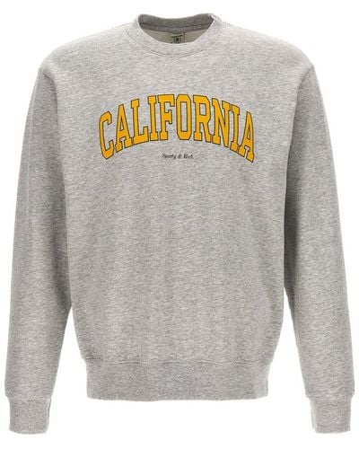 Sporty & Rich California Sweatshirt Grey