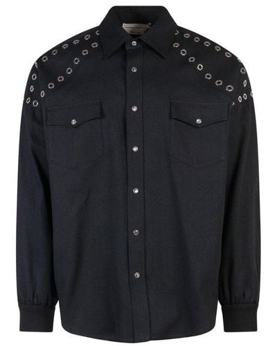 Alexander McQueen Shirts - Black