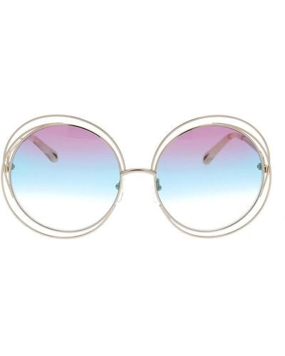 Chloé Round Frame Sunglasses - Black