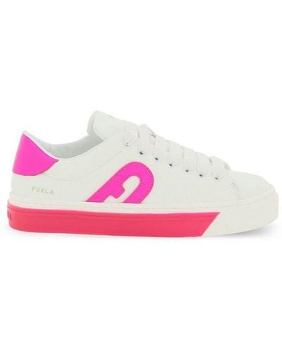 Furla Joy Lace-up Sneakers - Pink