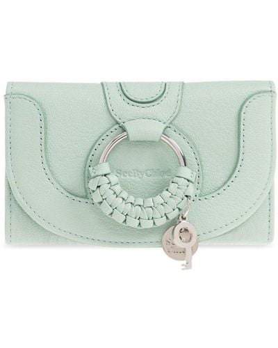 See By Chloé Hana Small Tri-fold Wallet - Green