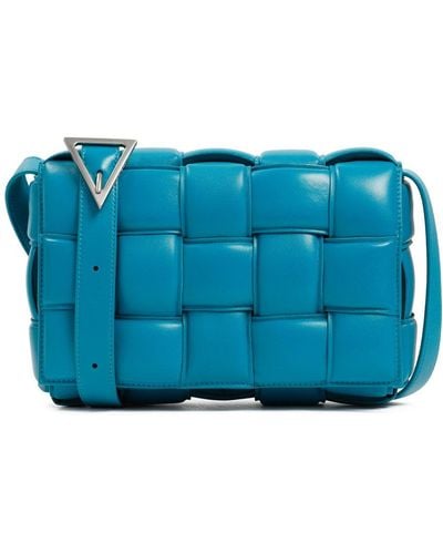 Bottega Veneta Padded Cassette Shoulder Bag - Blue