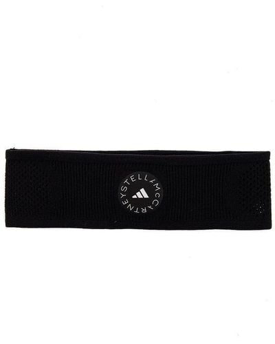 adidas By Stella McCartney Logo Embroidered Headband - Black