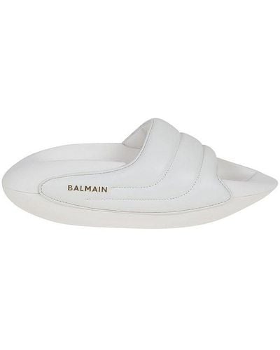 Balmain Paris B-it Sandals - White