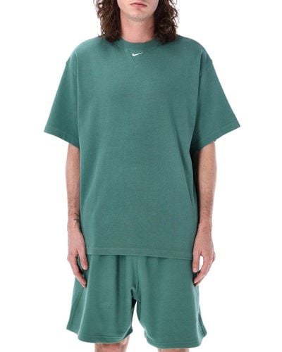 Nike Solo Swoosh Short-sleeved Heavyweight Top - Green