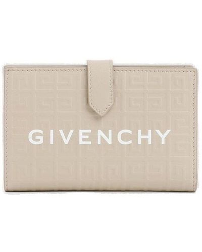 Givenchy G-cut Medium Bi-fold Wallet - Natural