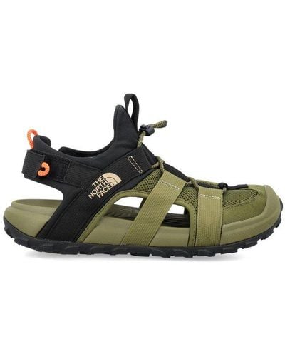 The North Face Explore Camp Round-toe Cut-out Sandals - Green