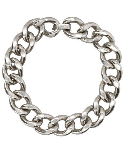 Isabel Marant Bold Chain Necklace - Metallic