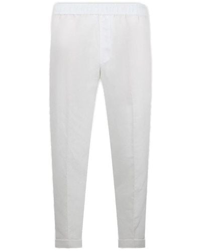 Neil Barrett Rem Slim Low Rise Trousers - White