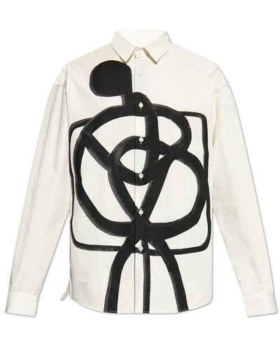 Jacquemus Spiral Figure Shirt - Black