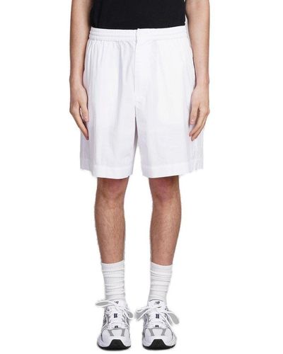 Aspesi Knee-length Bermuda Shorts - White