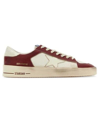 Golden Goose Star Patch Panelled Sneakers - Brown