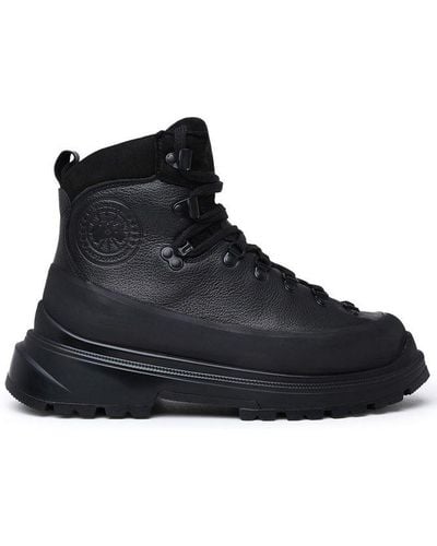 Canada Goose Journey Lace-up Snow Boots - Black