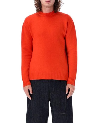 Jil Sander Classic Sweater - Red