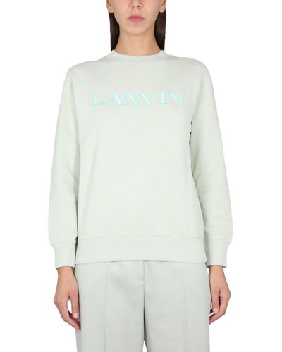 Lanvin Sweatshirt With Logo - White