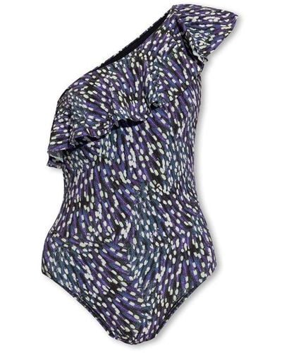 Isabel Marant Sicilya One-piece Swimsuit - Blue