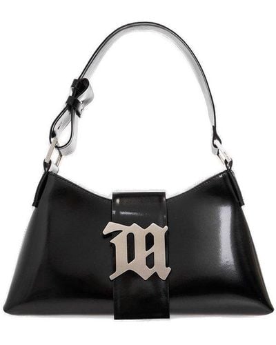 MISBHV Shoulder Bag With Logo - Black