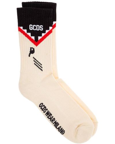 Gcds Socks Shark - Natural