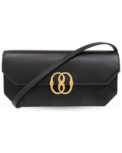 Bally 'emblem' Shoulder Bag, - Black