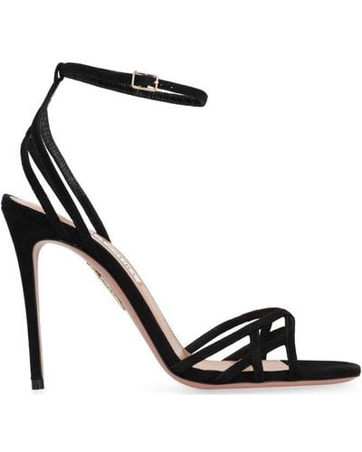 Aquazzura Ankle-strap High Heeled Sandals - Black