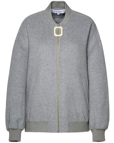 JW Anderson Grey Wool Blend Jacket