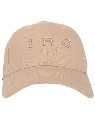 IRO Logo-embroidered Rounded Visor Cap - Natural