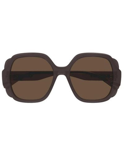Chloé Square Frame Sunglasses - Gray